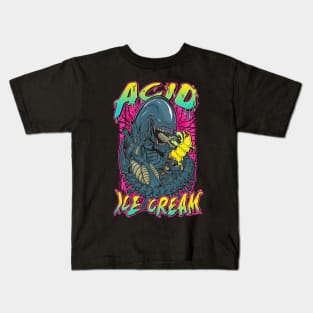 Acid Ice Cream Kids T-Shirt